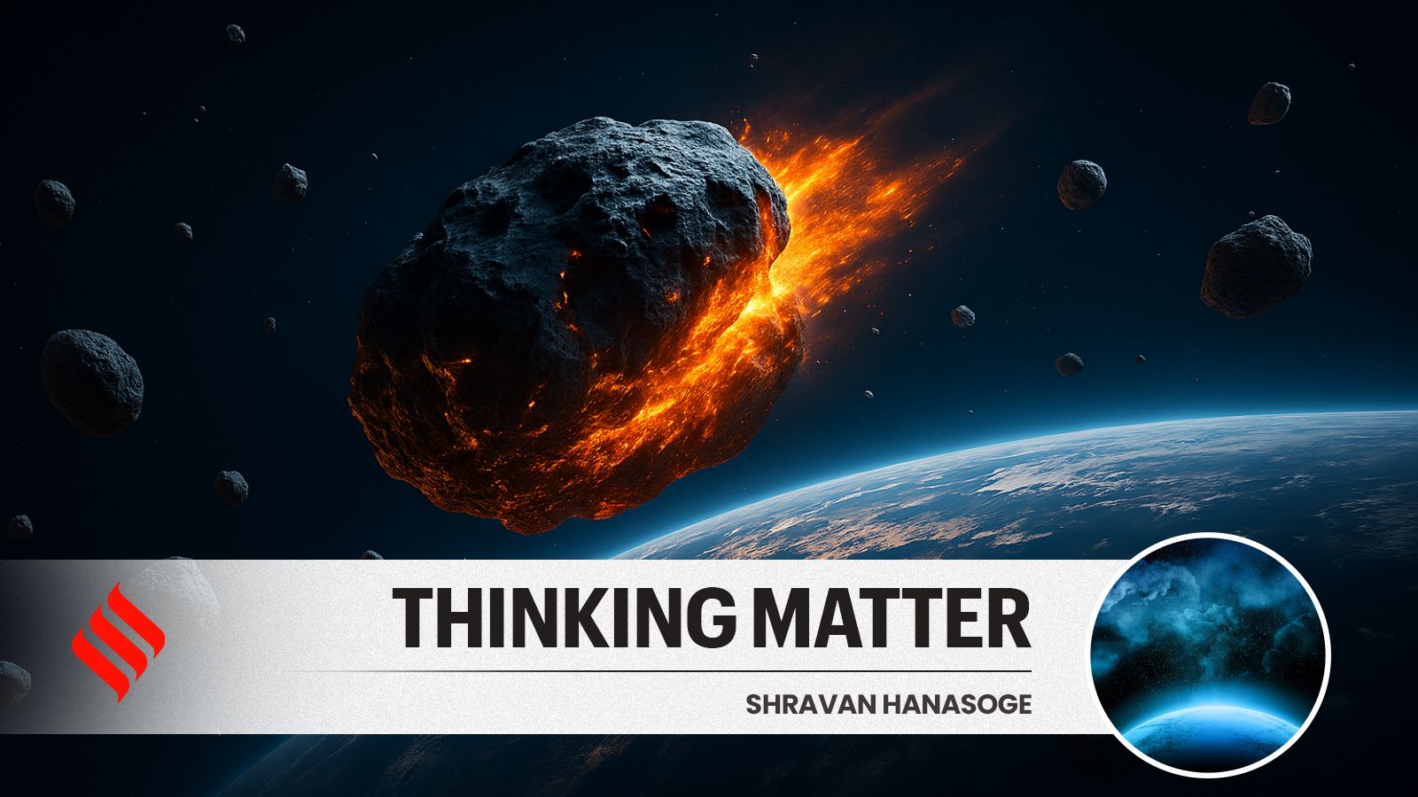 Asteroids are relics of the early solar system, and potential doomsday threats to our home planet. (AI-generated image/DALLE)