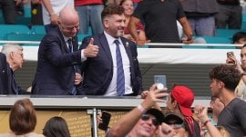 FIFA boss Gianni Infantino assured that stadiums with roofs will be used to ease concerns over severe weather at the World Cup in 2026. (AP)