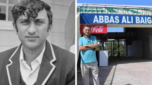 A student at Oxford University, Abbas Ali Baig made a rare Test debut for India in Manchester in 1959. (X)