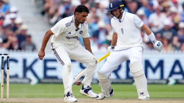 R Ashwin has questioned Anshul Kamboj's fitness and pace on his Test debut in Manchester. (AP)