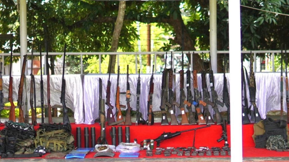 arms recovered in manipur