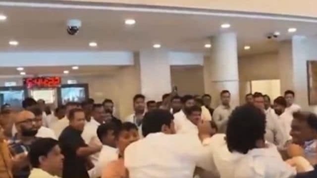 bjp ncp clash