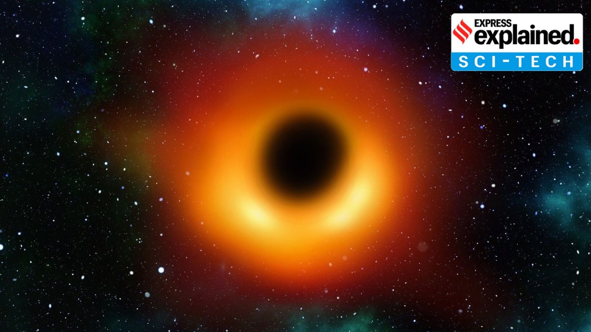 In general, a black hole is a region in Space where the pulling force of gravity is so strong that neither matter nor light can ever escape.