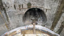 The 2.7 km stretch is located in Ghansoli, 400 metres away from Parsik Hills.