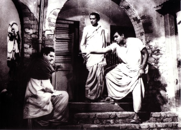 Guru Dutt and Mehmood in the film. (Express archive photo)
