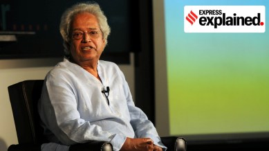 Sudhir Kakar at Museum and Art Gallery in Chandigarh in 2013. (Express Photo)