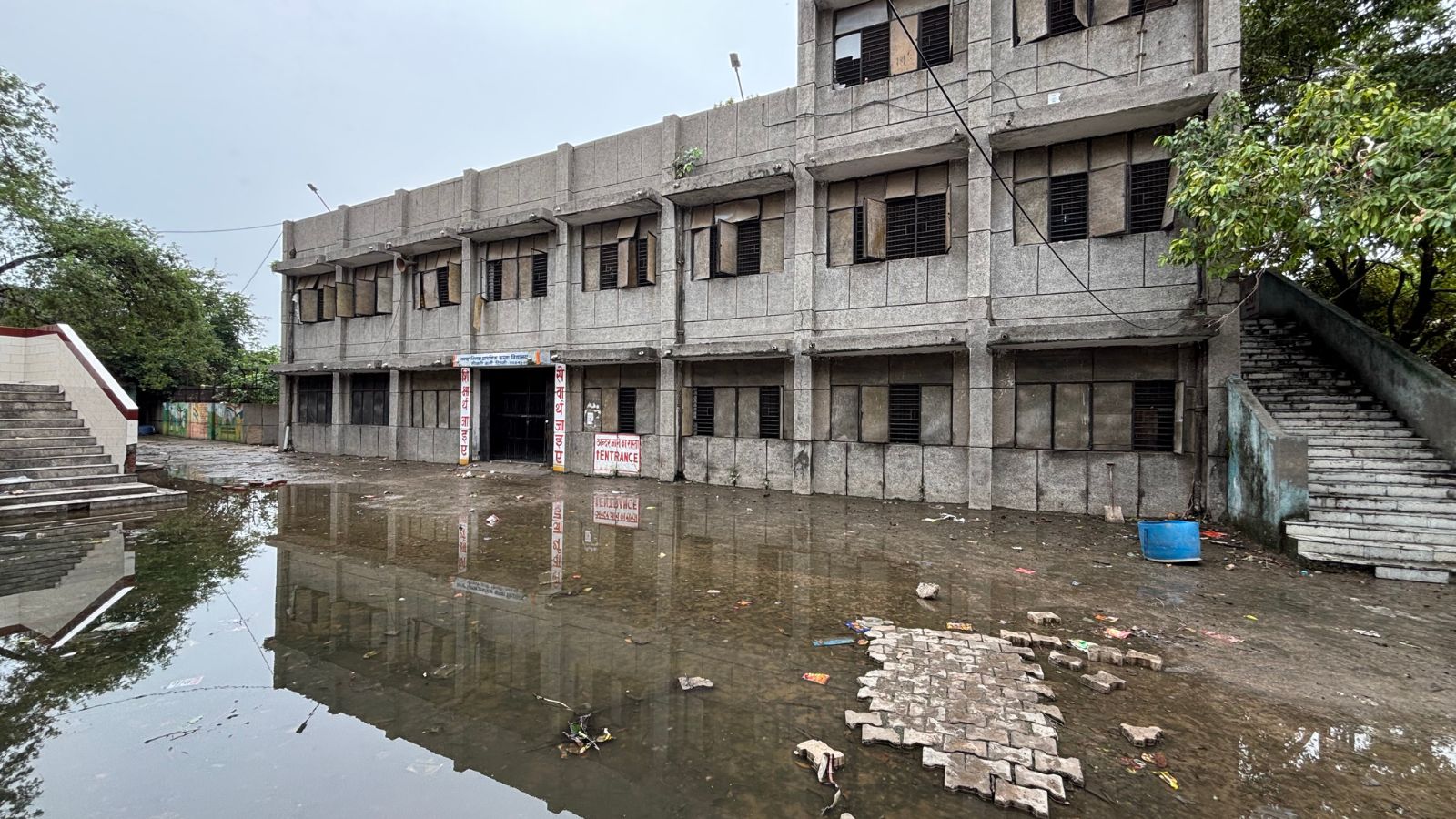 Delhi School Floods After Heavy Rain, Disrupting Education