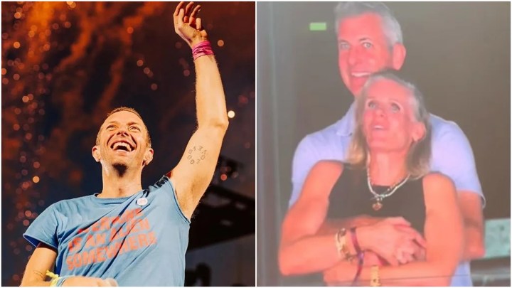 Coldplay, Coldplay concert clip viral, Coldplay boston Chris Martin, Chris Martin, Indian express news, current affairs