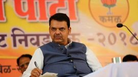 devendra Fadnavis on loudspeakers