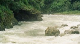 Etalin has been proposed as a run-of-the-river project on the Dri and Talo rivers, involving the construction of concrete gravity dams to divert water through two separate waterway systems. (Credit: Wikimedia Commons)