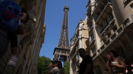 eiffel tower, europe heat wave