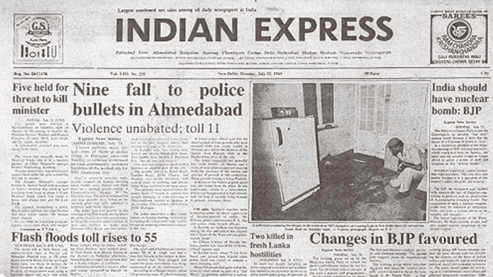 July 22, 1985, Forty Years Ago: Plane Broke Apart