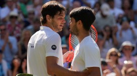 Wimbledon 2025: Taylor Fritz admitted he needed a better return of serve to trump Alcaraz. (AP)