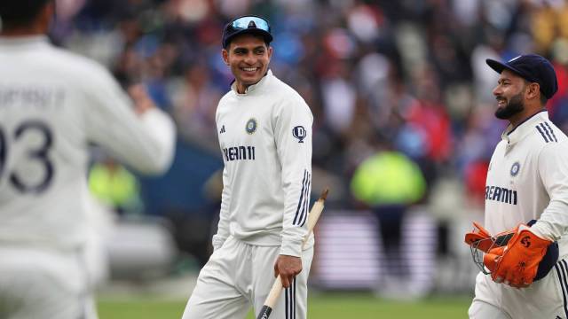 Led by Gill's colossal 430-run accumulation, India broke the Edgbaston jinx in their ninth attempt at the ground, 58 years after their first Test here in 1967, becoming the first Asian team to win at the ground. (AP Photo)