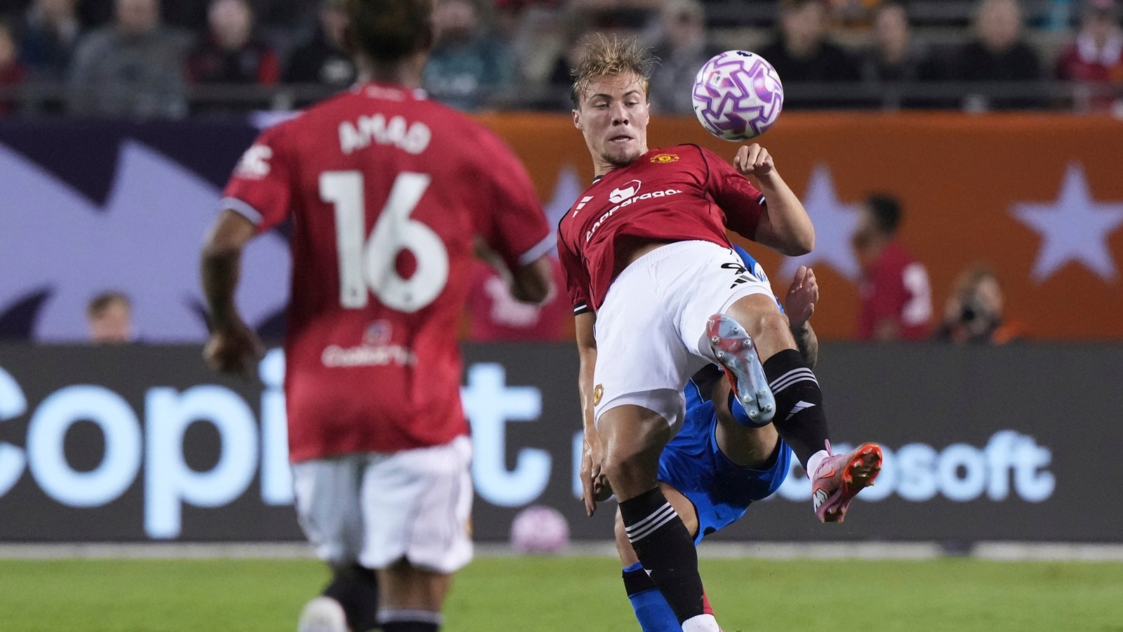 Ruben Amorim praises Rasmus Hojlund, but does not comment on his future