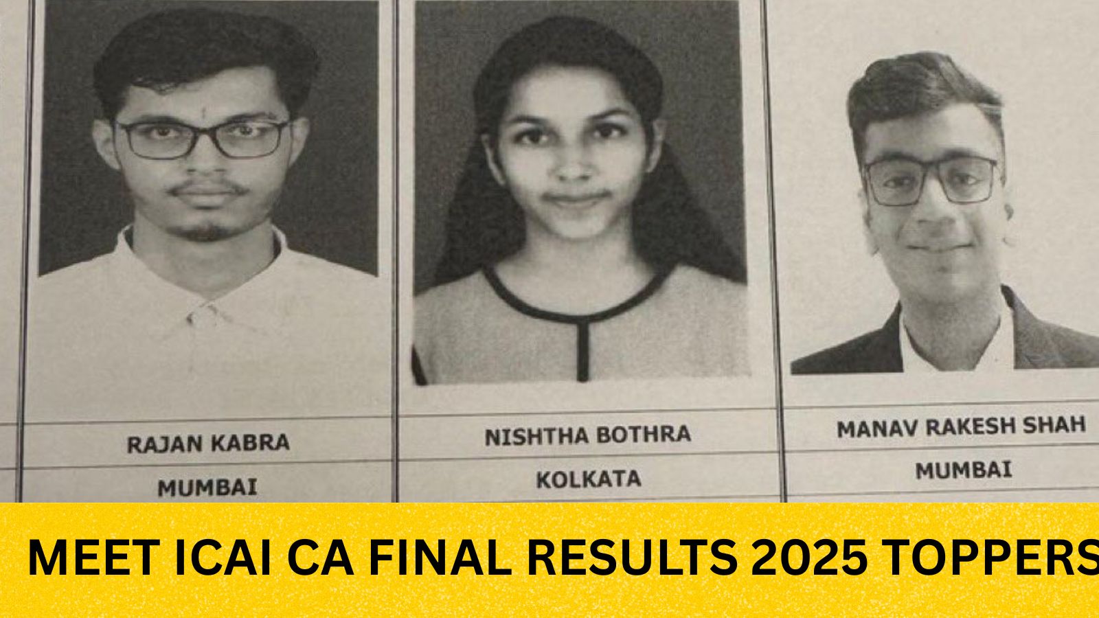 ICAI CA Final, Inter Result 2025 Declared: 14,247 candidates qualify; Rajan Kabra tops Final results
