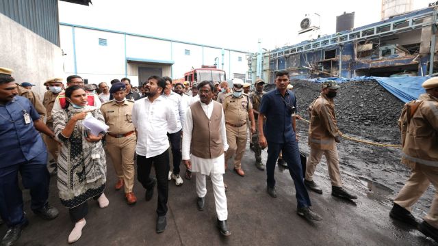 Telangana Chief Minister A Revanth Reddy visited the site on Tuesday morning and sought a detailed report on the accident.