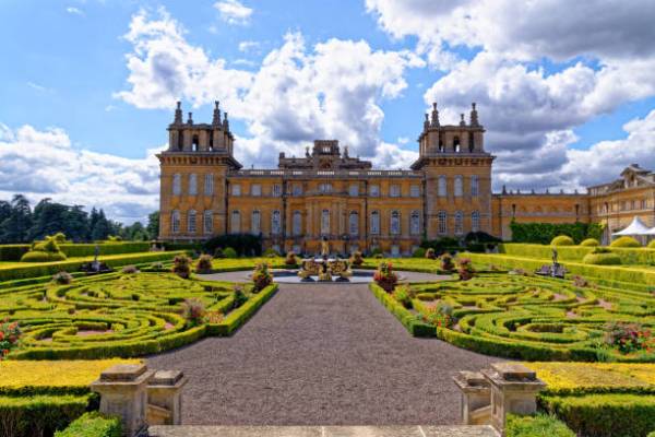 Blenheim Palace in Woodstock, England