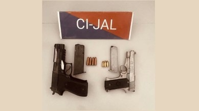 pistols recovered