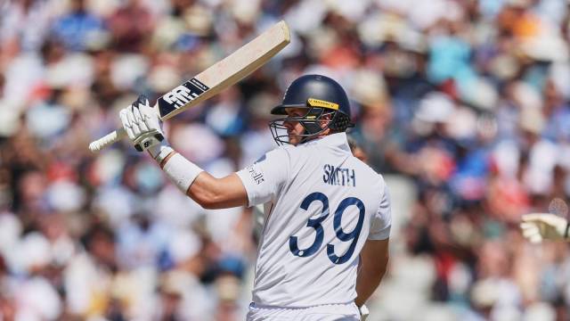 Jamie Smith walked in when England had lost Joe Root and Ben Stokes off consecutive deliveries. (AP Photo)