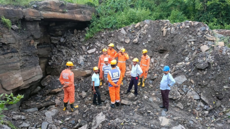 The incident has sparked a political slugfest in the state, with the Opposition accusing the state’s Hemant Soren government of complicity. (Express photo)