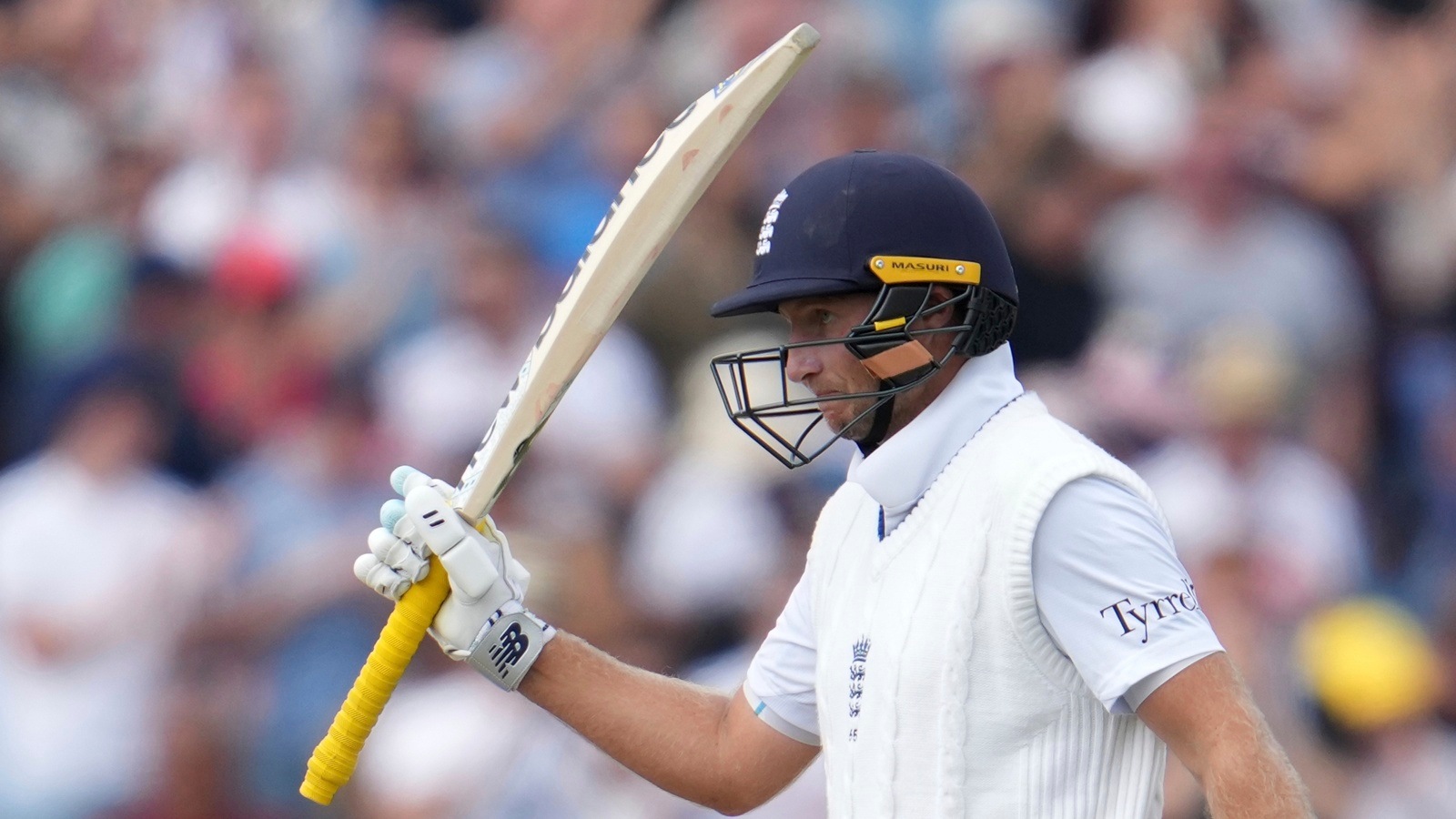 Root overhauled Rahul Dravid's 13,288 and then after one single was level with Jacques Kallis' 13,289. (AP Photo)