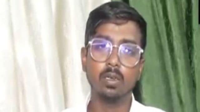 National Students’ Union of India Odisha head Udit Pradhan