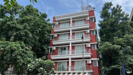 The Pune City police early on Sunday raided an apartment in the upmarket Kharadi area