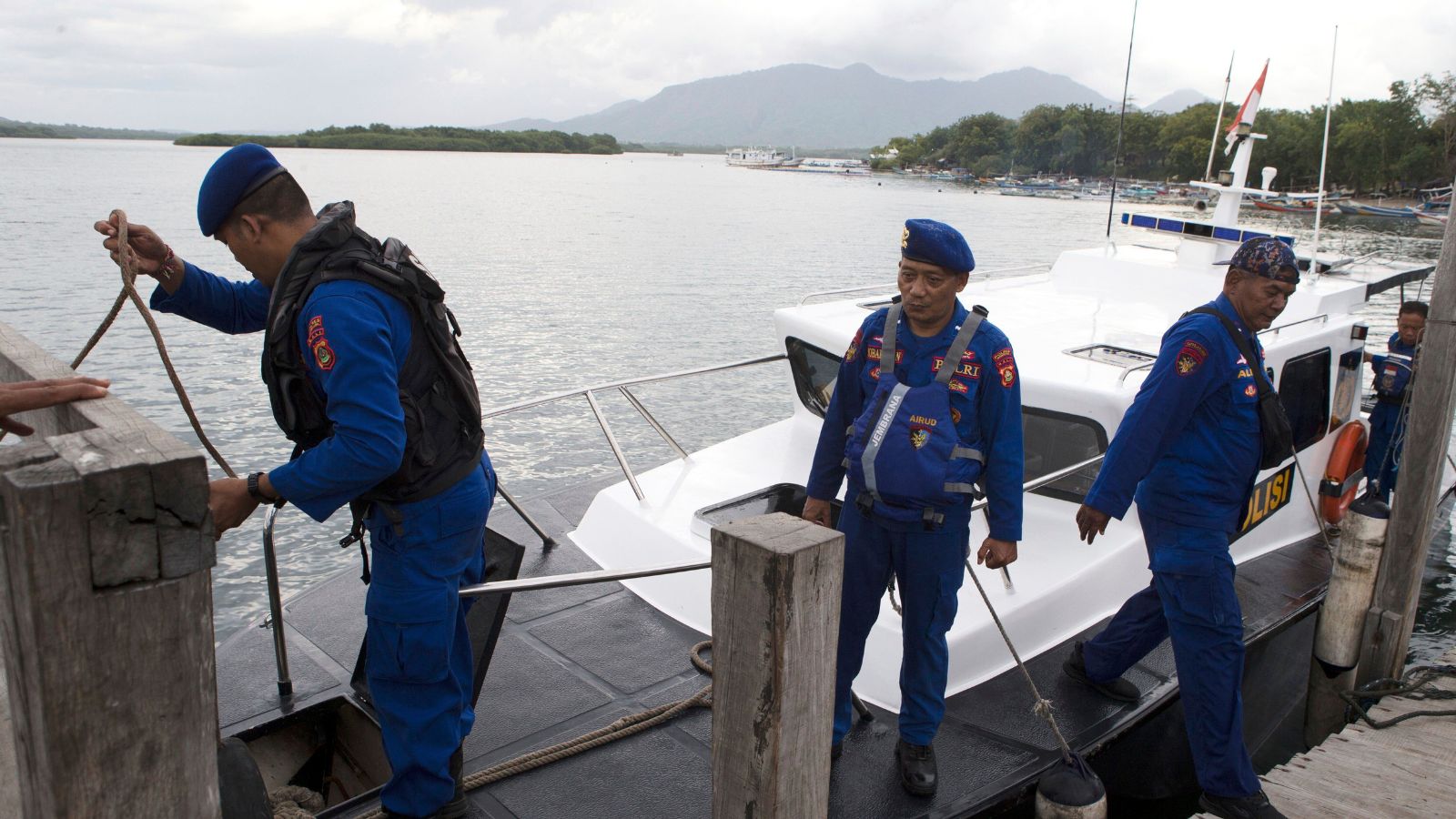 More than 160 rescuers including Indonesian police officials and soldiers are part of the ongoing search and rescue operation which was halted Thursday evening due to visibility problems
