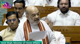 Amit Shah in Parliament