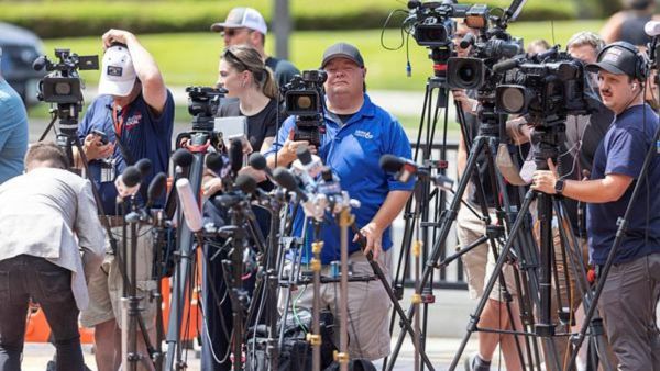 Family members talk to the media after Brian Kohberger, pled guilty to the murders of four University of Idaho students at the Ada County Courthouse in Boise, Idaho, Wednesday, July 2, 2025, in Boise, Idaho. (AP Photo)