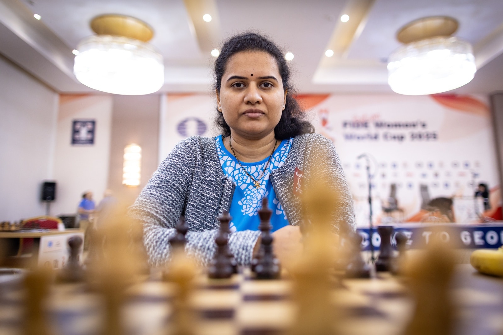 Koneru Humpy is the only Indian in the top 10 of the world chess rankings. (Image credit: Anna Shtourman/FIDE)