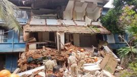 Kottayam hospital building collapse, Government Medical College Hospital Kottayam, Kottayam hospital accident,