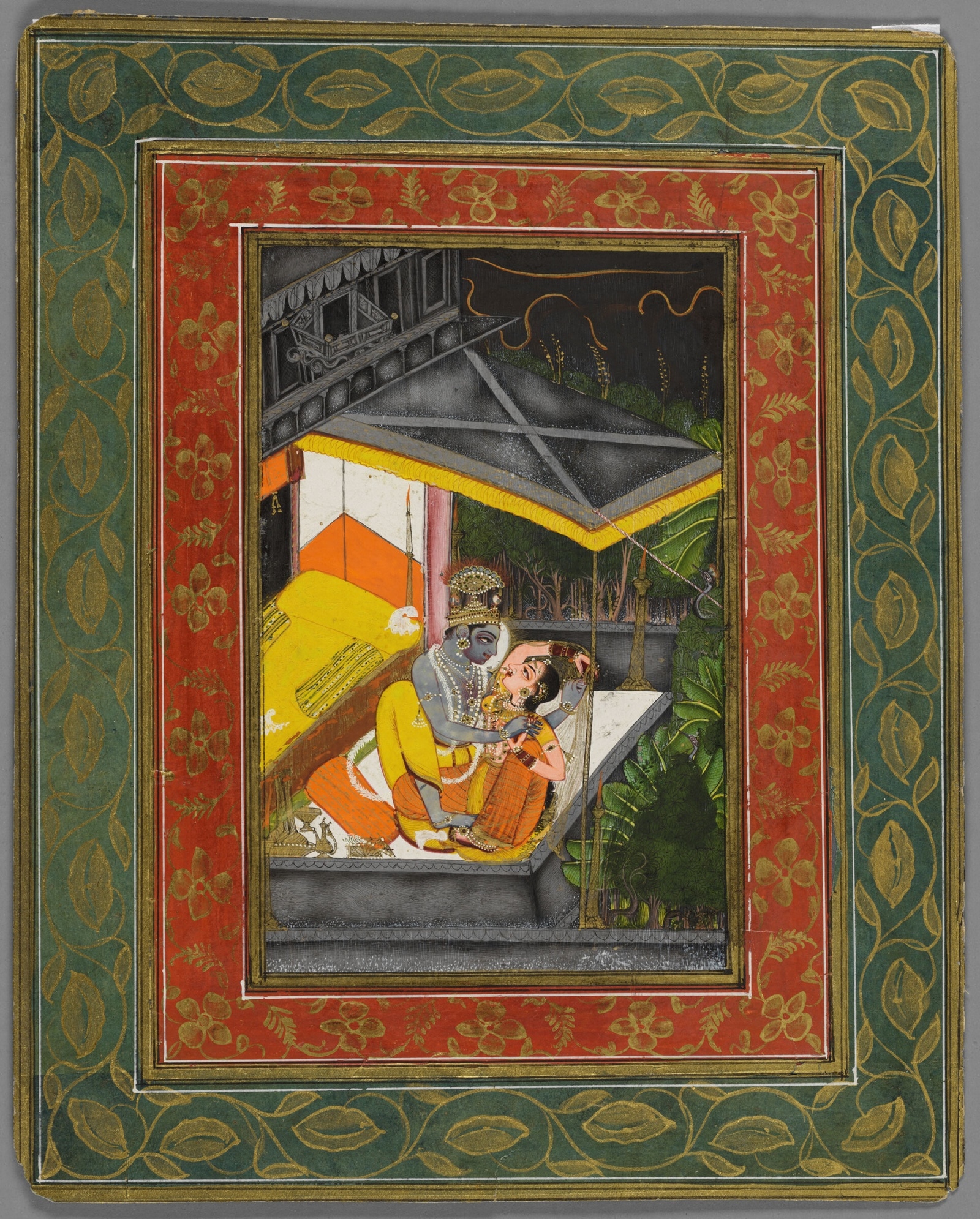 Radha Krishna painting