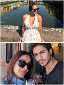 Malaika Arora’s handsome son Arhaan joins her for ‘carbs, and the chaos’ in Italy
