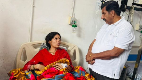 Himachal Deputy CM Mukesh Agnihotri visited injured at Sarkaghat.