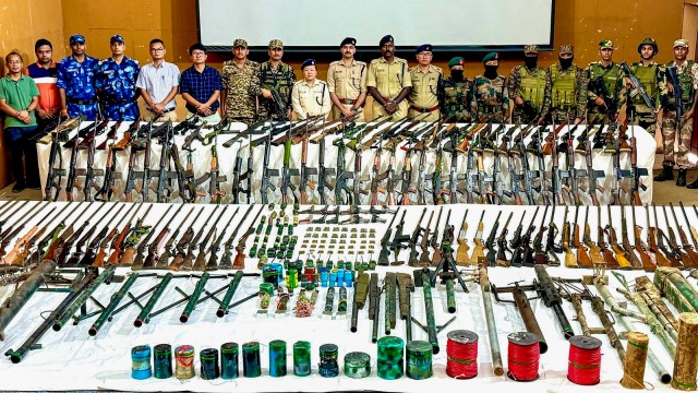 manipur hills weapons recovered