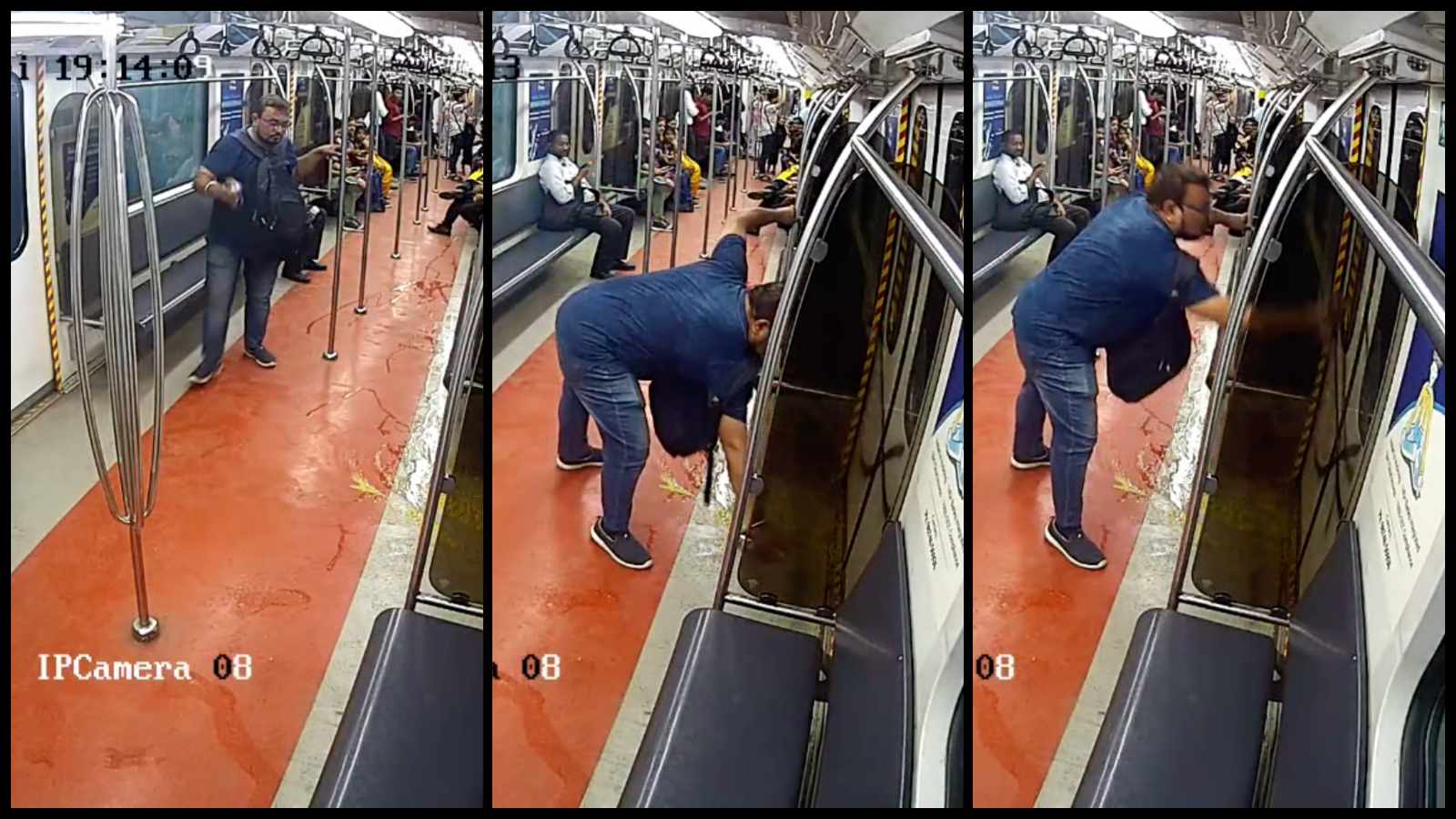 Kolkata Metro launches manhunt, asks commuters to identify man who defaced coaches