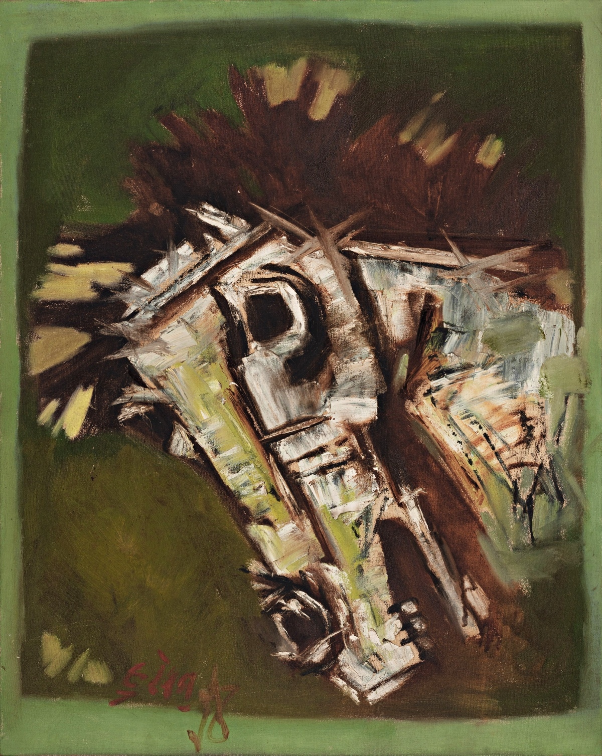 'Sin título' por MF Husain.