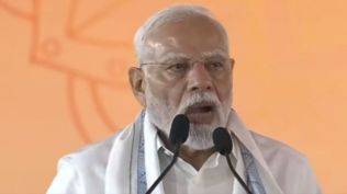 PM Modi lays foundation stone, inaugurates development works in Thoothukudi, Tamil Nadu (Image: NarendraModi/X)