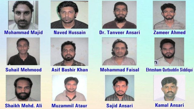 Photos of train blast accused