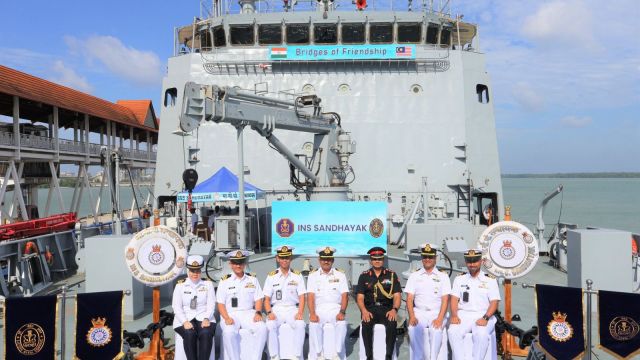INS Sandhayak -- the Sandhayak-class hydrographic survey ship -- was commissioned in February 2024, he added.