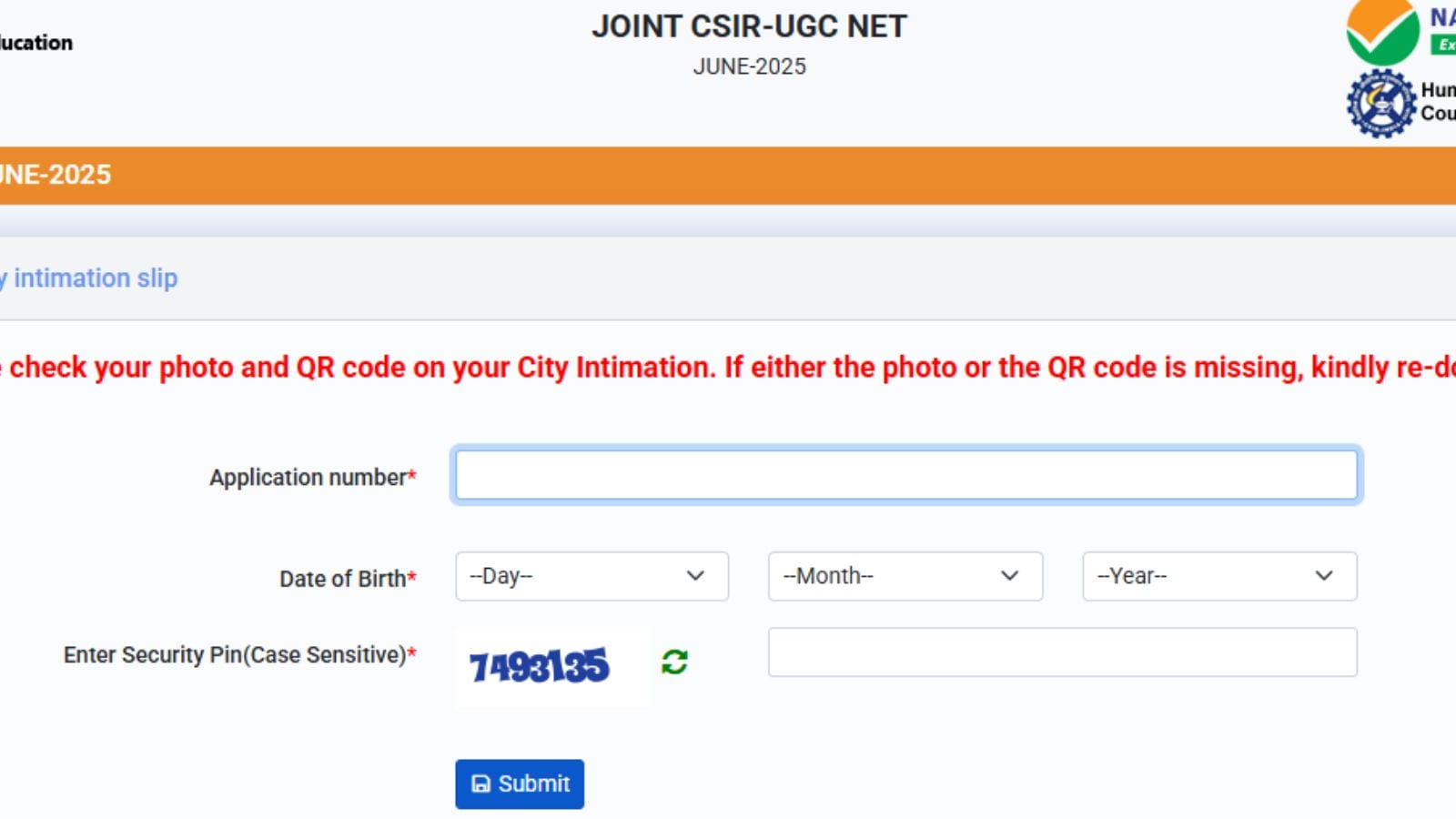 CSIR UGC NET 2025 City Intimation Out: How to download June session slips from csirnet.nta.ac.in