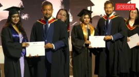 Nysa Devgn and Raheema Rahman's graduation ceremony