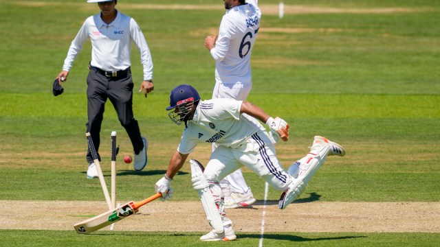With Rahul on the verge of the century, in the last over before lunch, the two batters took for a single and Pant perished in the process. (PTI Photo)