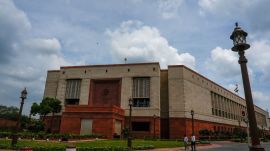 Parliament House on the eve of the Monsoon session (PTI Photo)