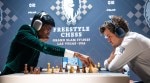 The result comes just three days after Praggnanandhaa beat the world no 1 from Norway in 39 moves. (Photo credit: Freestyle Chess/Lennart Ootes)