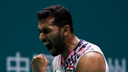 HS Prannoy pulled off one of the biggest wins of his career. (Photo Credit: BWF/Badminton Photo)