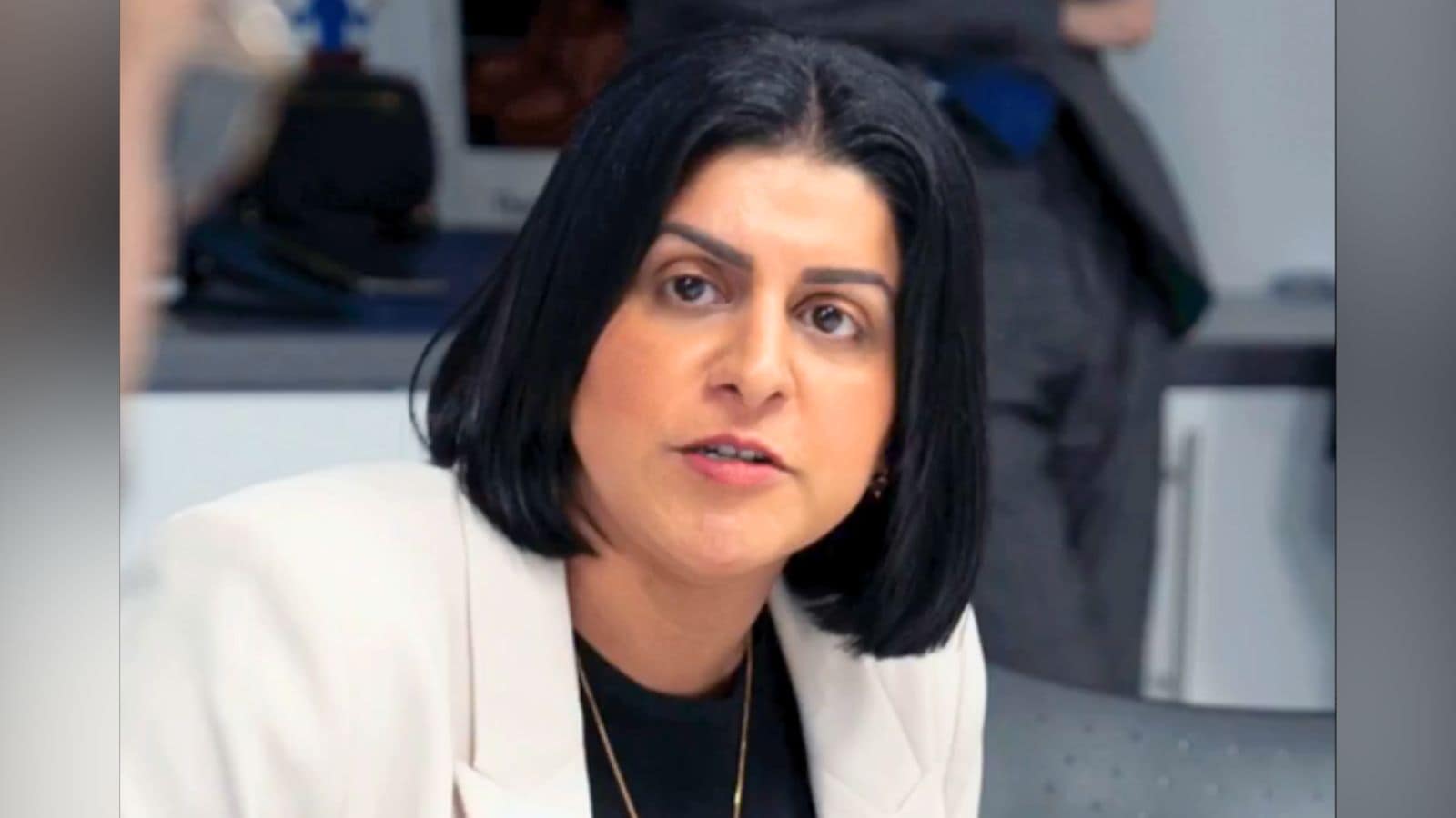 The UK's Secretary of State for Justice, Shabana Mahmood, asked more than two dozen company executives, including those representing Google, Amazon, Microsoft and Palantir for ideas to create a "prison outside of prison". (Credit: X/@ShabanaMahmood)
