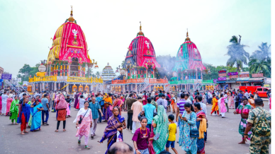 All arrangements are in place for the Bahuda Yatra (return car festival) of the deities in Puri